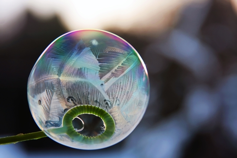 Create Your Own Winter Wonderland With Frozen Soap Bubbles | Shutterstock