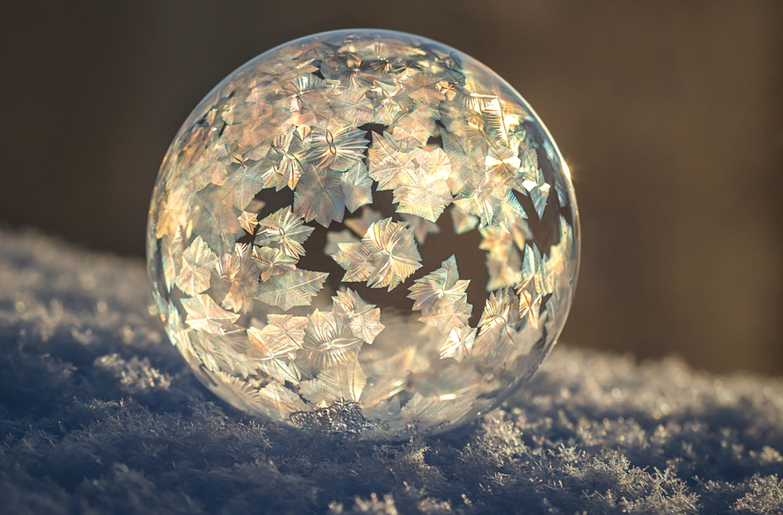 Create Your Own Winter Wonderland With Frozen Soap Bubbles | Shutterstock