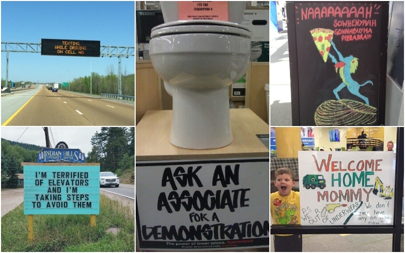 These Signs Are All We Really Want to See in Our Lives | Imgur.com/XAbuYe1 & ridureyu & HmmuP & ZmrVG3Y & uGg4coT