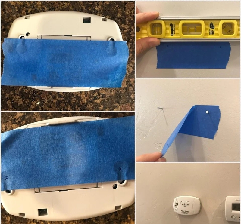 Use Masking Tape Before Nailing the Walls | Reddit.com/Anonymous