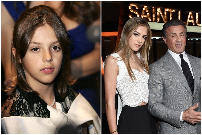 Sylvester Stallone’s daughter: Sistine Stallone | Getty Images Photo by Chris Farina/Corbis & Larry Busacca