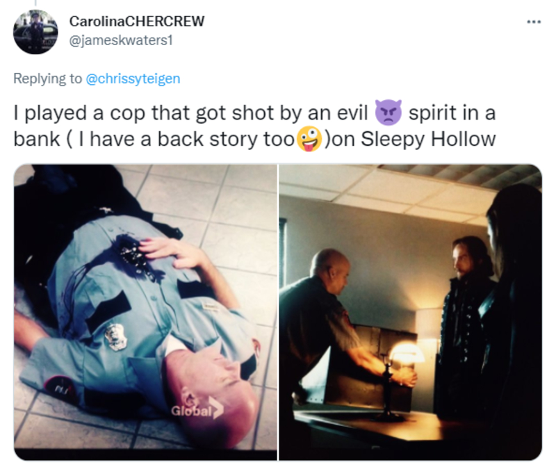 A Cop That Got Shot on a Show | Twitter/@jameskwaters1