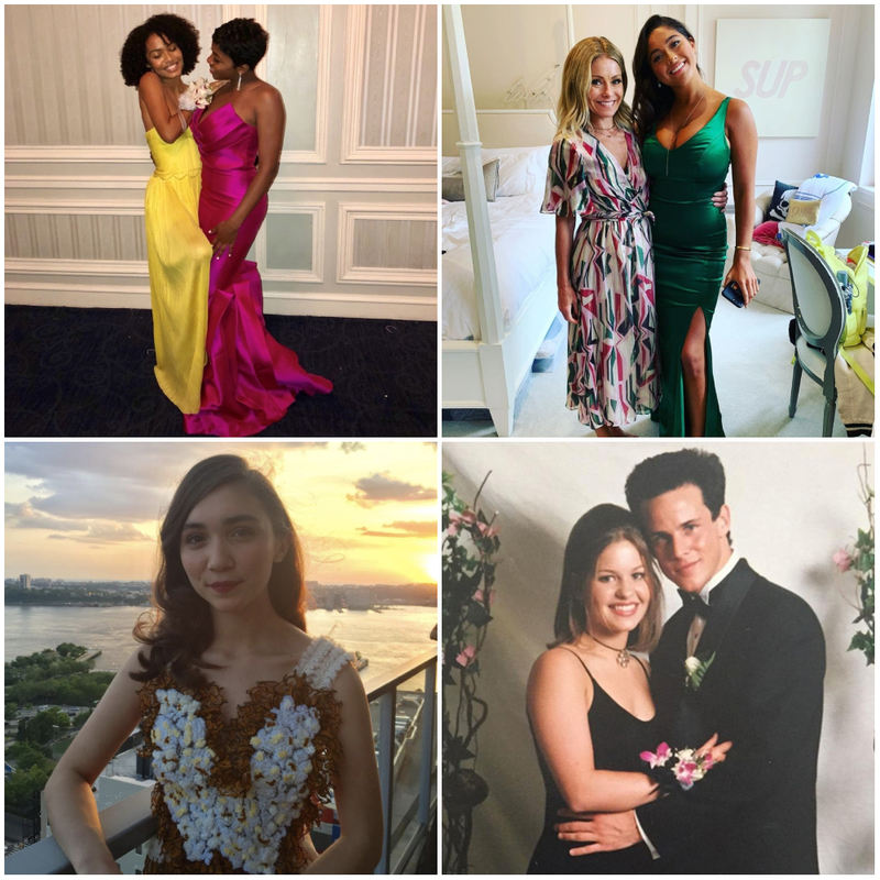 More of Your Favorite Celebs Share Their Prom Photos | Instagram/@yarashahidi & @candacecbure & @rowanblanchard & @audreyslaternyc