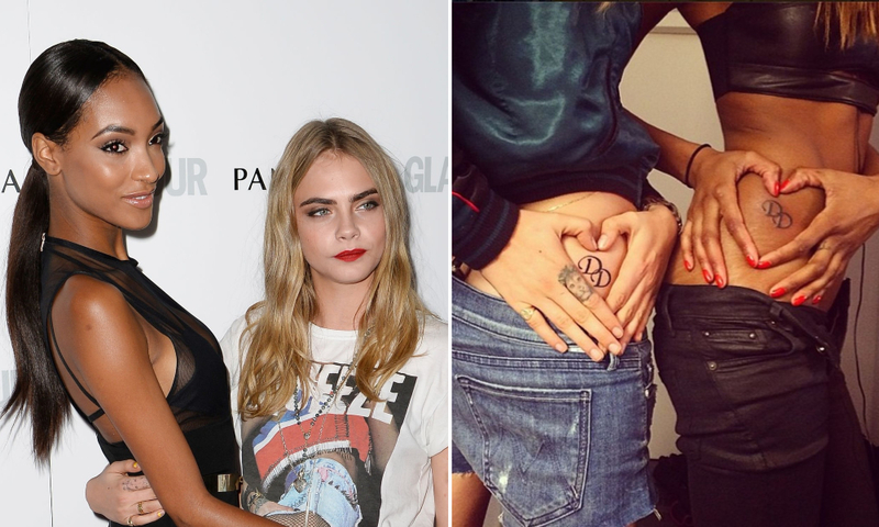 Cara Delevingne and Jourdan Dunn’s Dual D’s | Getty Images Photo by Gareth Cattermole & Instagram/@caradelevingne