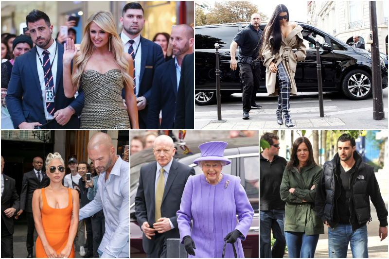 The Biggest and Best Celebrities & Their Bodyguards | Getty Images Photo by Michael Dodge & Mehdi Taamallah/NurPhoto & Marc Piasecki/GC Images & Indigo & James Devaney/WireImage