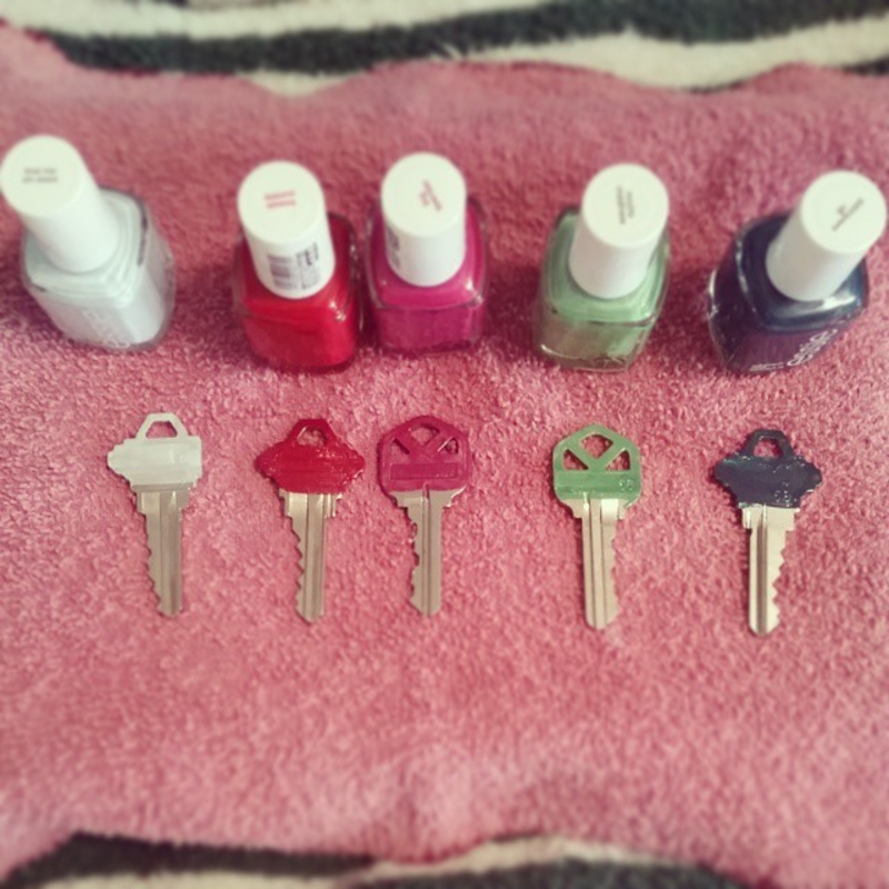 A Rainbow of Keys | Instagram/@preiastarle