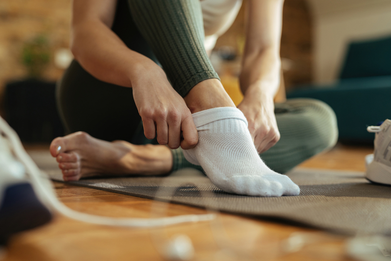 Not Wearing Clean Socks Every day | Shutterstock