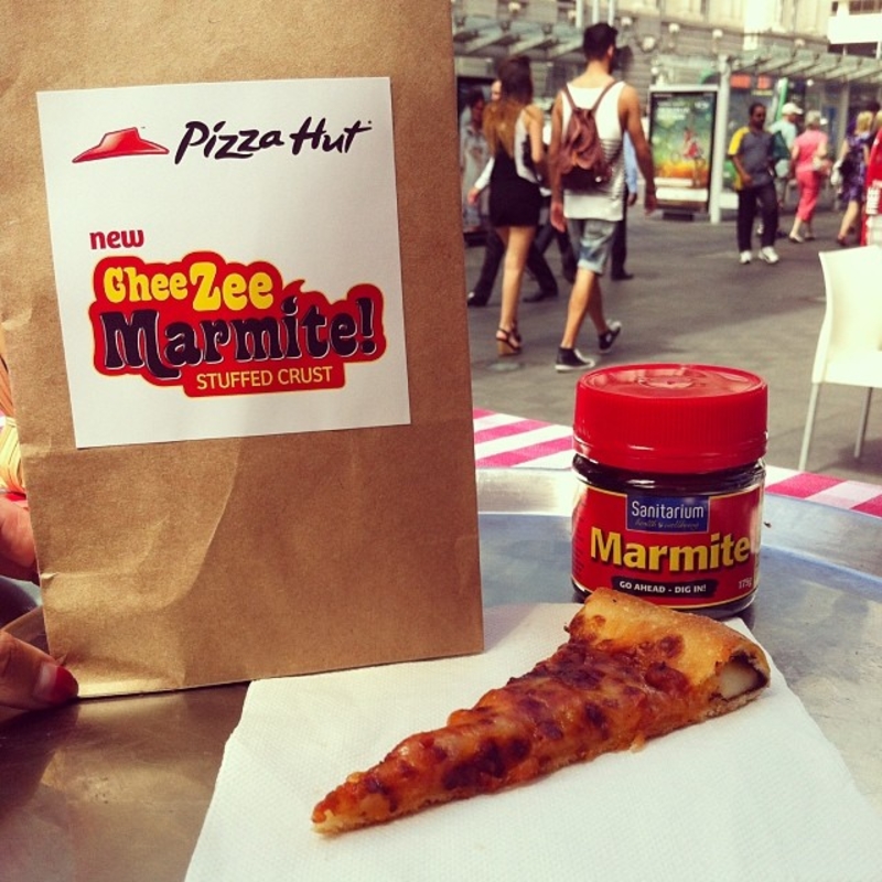Marmite Crust | Instagram/@pizzahutnz