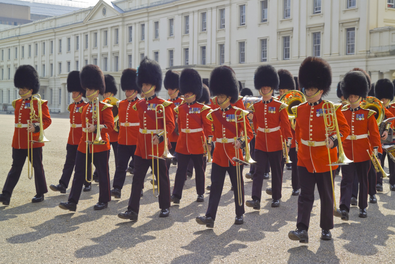 Fantasy: The Changing of The Guard at Buckingham Palace, London | Getty Images Photo by pawel libera
