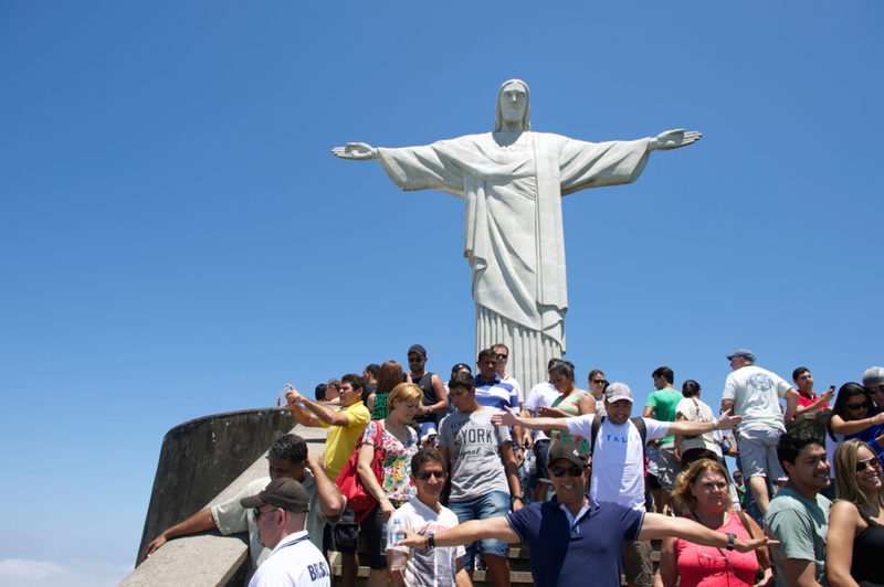 Reality: Christ the Redeemer, Rio de Janeiro | Alamy Stock Photo by Lazyllama