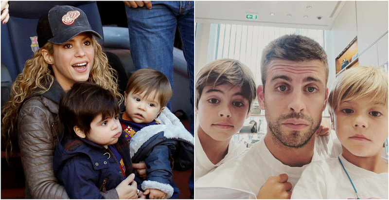Milan and Sasha Piqué Mebarak | Alamy Stock Photo & Instagram/@3gerardpique