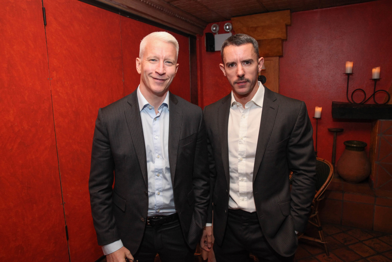 Anderson Cooper and Benjamin Maisani | Getty Images Photo by Rob Kim