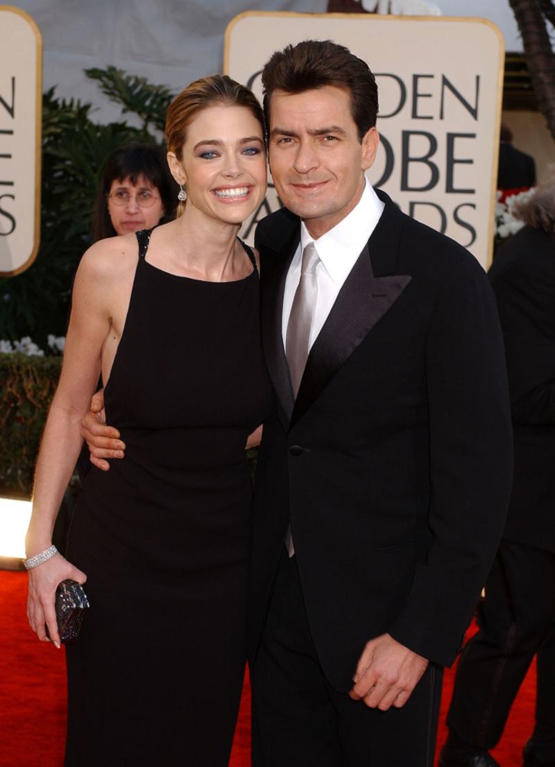 Denise Richards and Charlie Sheen | Getty Images Photo by Gregg DeGuire/WireImage