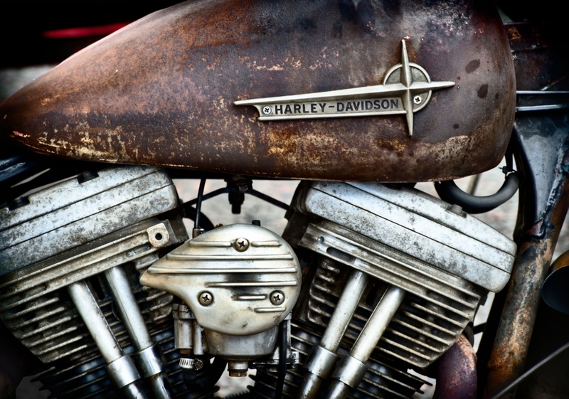 Man Buries His Harley | Alamy Stock Photo by Tim Gainey 