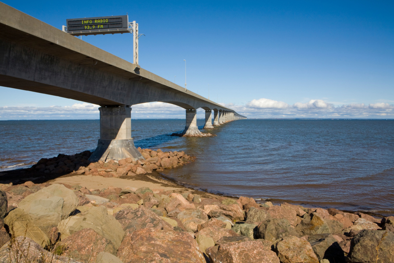 Confederation Bridge, New Brunswick | Alamy Stock Photo by Klaus Lang/All Canada Photos