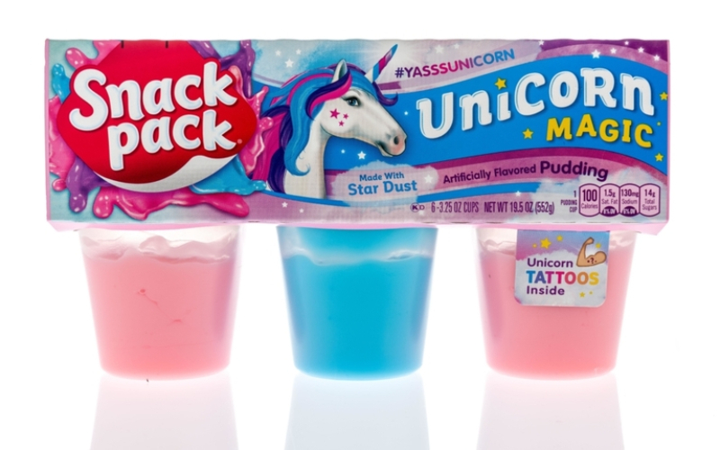 Unicorn Magic Snack Pack | Alamy Stock Photo by Keith Homan