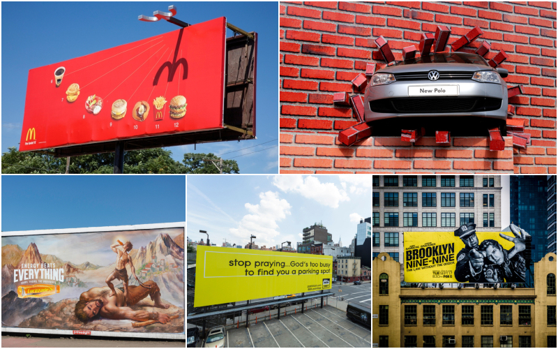 Eye-Catching Billboards That Have Crushed Marketing Goals | Alamy Stock Photo by Todd Bannor & Dinodia Photos RM & Greg Balfour Evans & Greg Gard & Bailey-Cooper Photography 