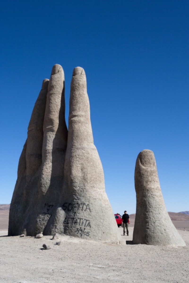 The Hand in the Desert, Chile | Getty Images