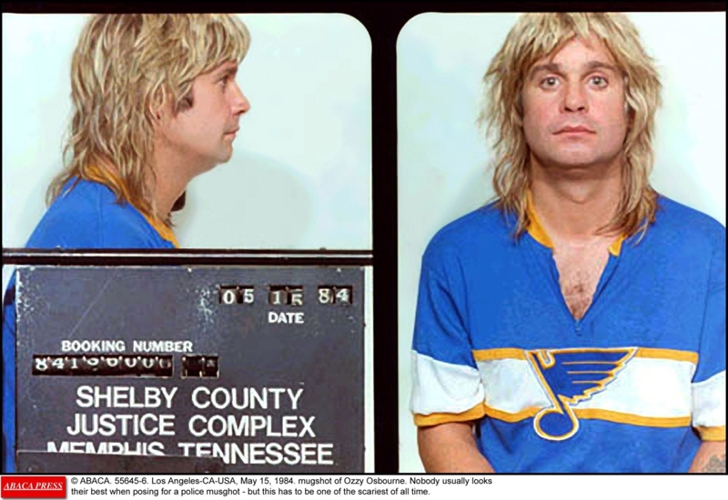 Doing Time: Ozzy Went to Jail for Petty Theft | Alamy Stock Photo