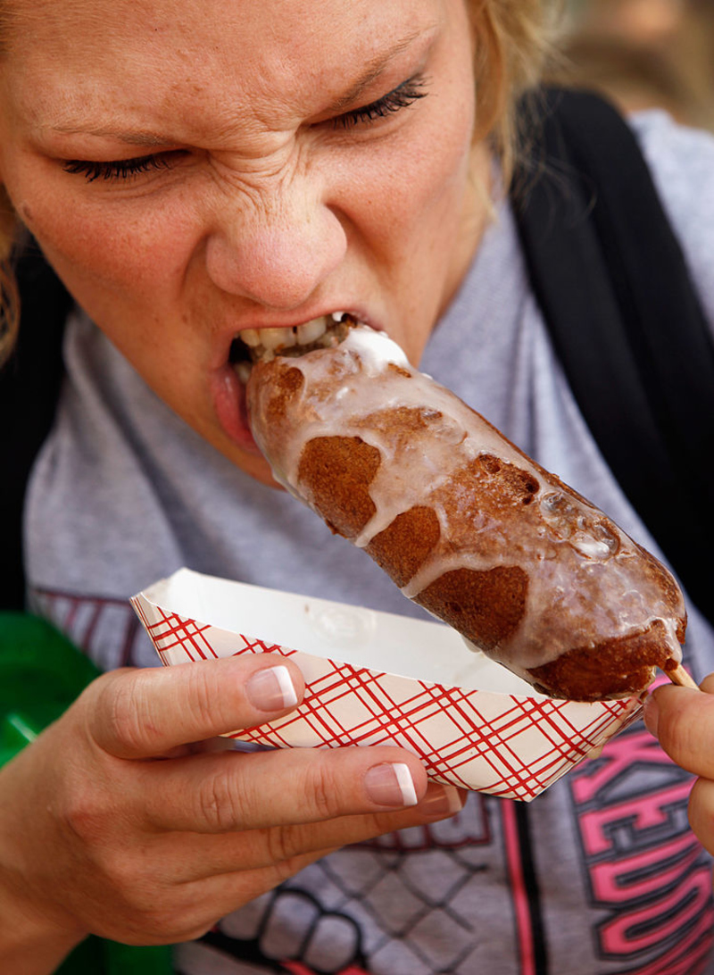 Iowa -- Fried Butter | Getty Images Photo by Chip Somodevilla