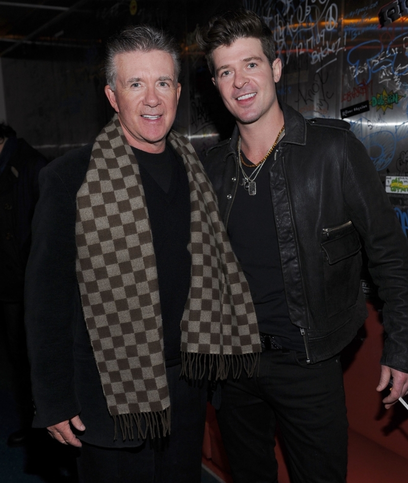 Alan Thicke y Robin Thicke | Getty Images Photo by Dimitrios Kambouris