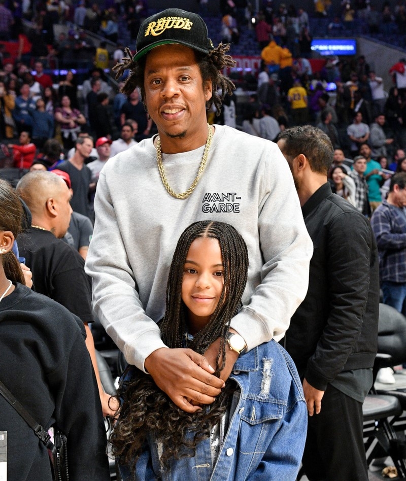 JAY-Z y Blue Ivy Carter | Getty Images Photo by Allen Berezovsky