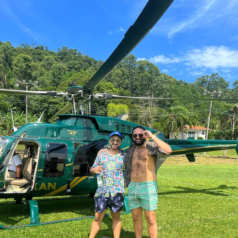 High Life Via Helicopter | Instagram/@evanluthra