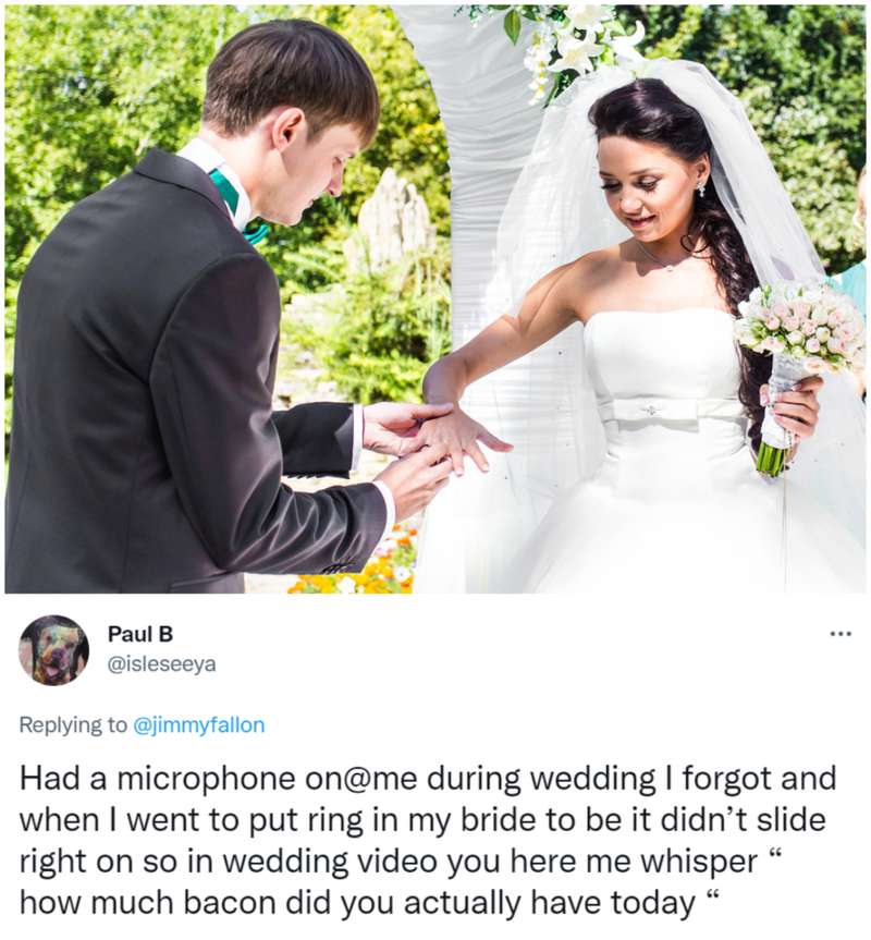 Yeah, Insult the Bride, That Should Do It | Shutterstock & Twitter/@isleseeya