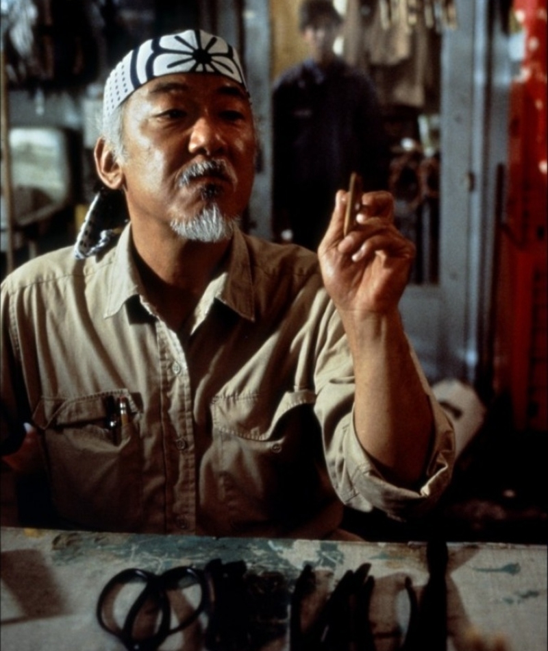 La costura y el Sr. Miyagi | MovieStillsDB Photo by Jox/Columbia Pictures