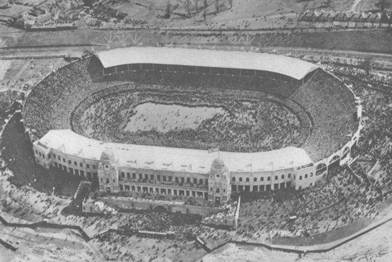 Old Wembley Stadium (London, England) | Alamy Stock Photo by Antiqua Print Gallery