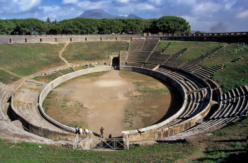  Amphitheatre of Pompeii (Pompeii, Italy) | Getty Images Photo by Victor Ovies Arenas