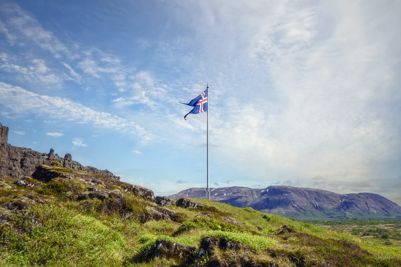Los colores de la bandera islandesa | Getty Images photo by Sportactive