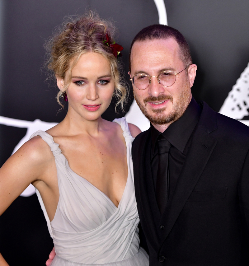 Jennifer Lawrence and Darren Aronofsky | Getty Images Photo by James Devaney/FilmMagic