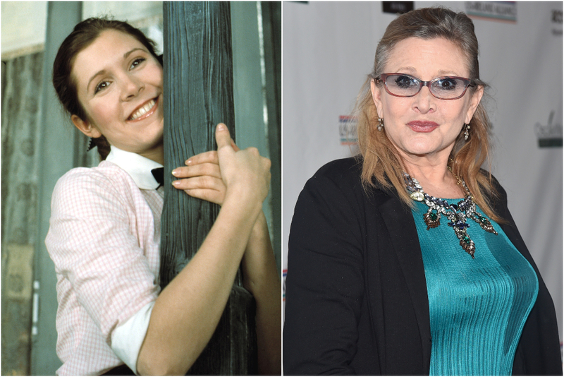 Carrie Fisher | Alamy Stock Photo by Courtesy Everett Collection Inc & Getty Images Photo by Alberto E. Rodriguez/ US-IRELAND ALLIANCE