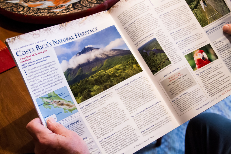 Travel Brochures | Alamy Stock Photo by Janet Horton 