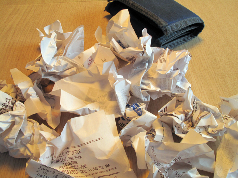 Old Receipts | Alamy Stock Photo by Peter Steiner 