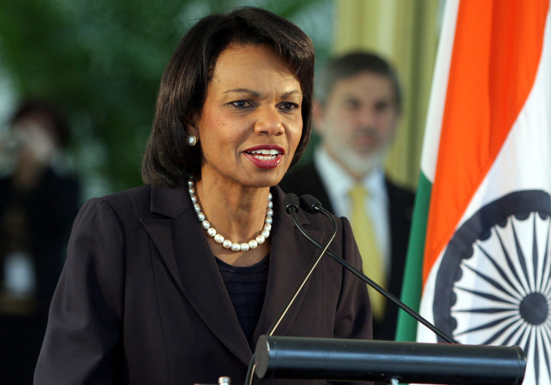 Condoleezza Rice | Getty Images Photo by Virendra Singh Gosain/Hindustan Times