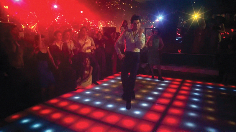 John Travolta Dancing to “You Should Be Dancing” in “Saturday Night Fever” | Alamy Stock Photo