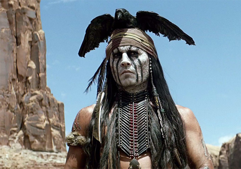Johnny Depp als Tonto in The Lone Ranger | MovieStillsDB