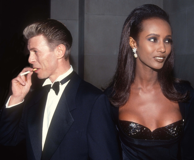 Iman and David Bowie - Together Since 1992 | Alamy Stock Photo by John Barrett/PHOTOlink/MediaPunch