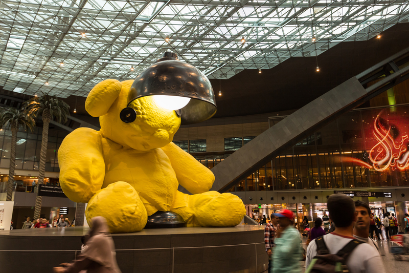 An Airport With a Giant Teddy Bear Worth Millions | Getty Images Photo by amnachphoto
