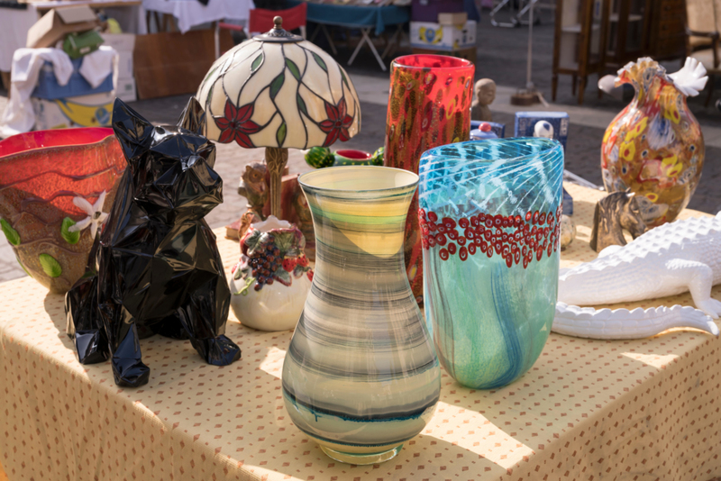 Vases and Other Glass Art Pieces | Alamy Stock Photo by halpand