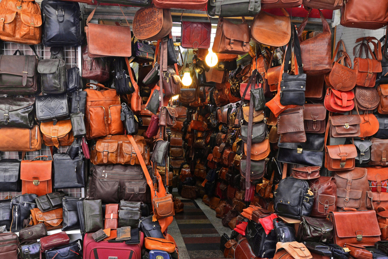 Leather Goods | Alamy Stock Photo by Valeriia Sychova
