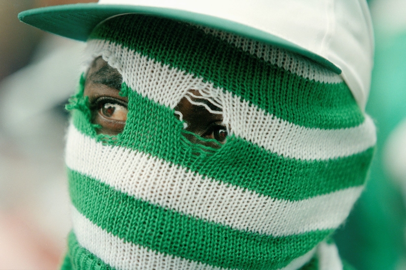 El aficionado de la gorra de calcetines | Getty Images Photo by THIERRY ORBAN