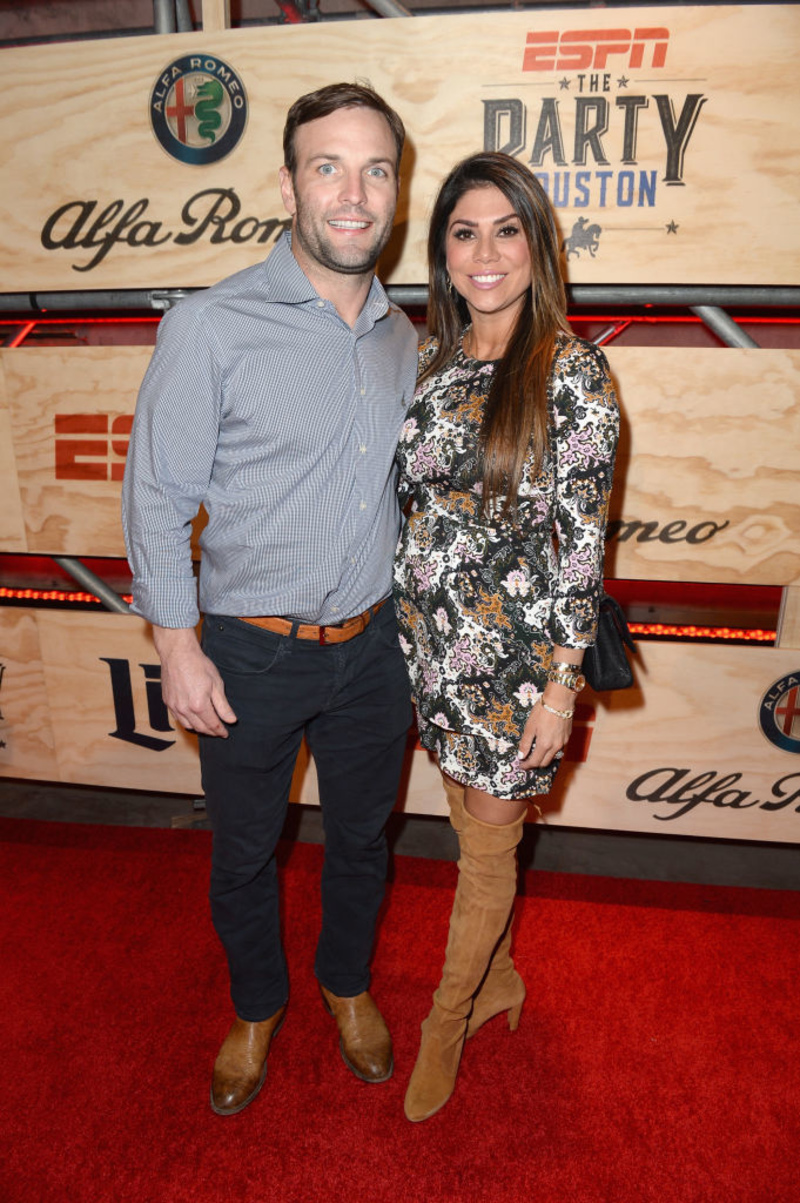 Anna Burns & Wes Welker | Getty Images Photo by Gustavo Caballero