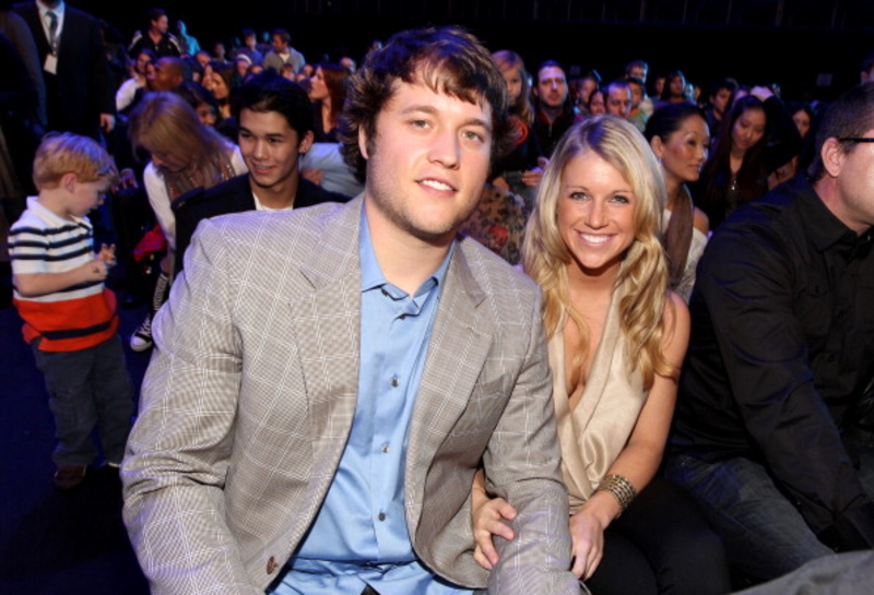 Kelly Hall & Matthew Stafford | Getty Images Photo by Christopher Polk/WireImage