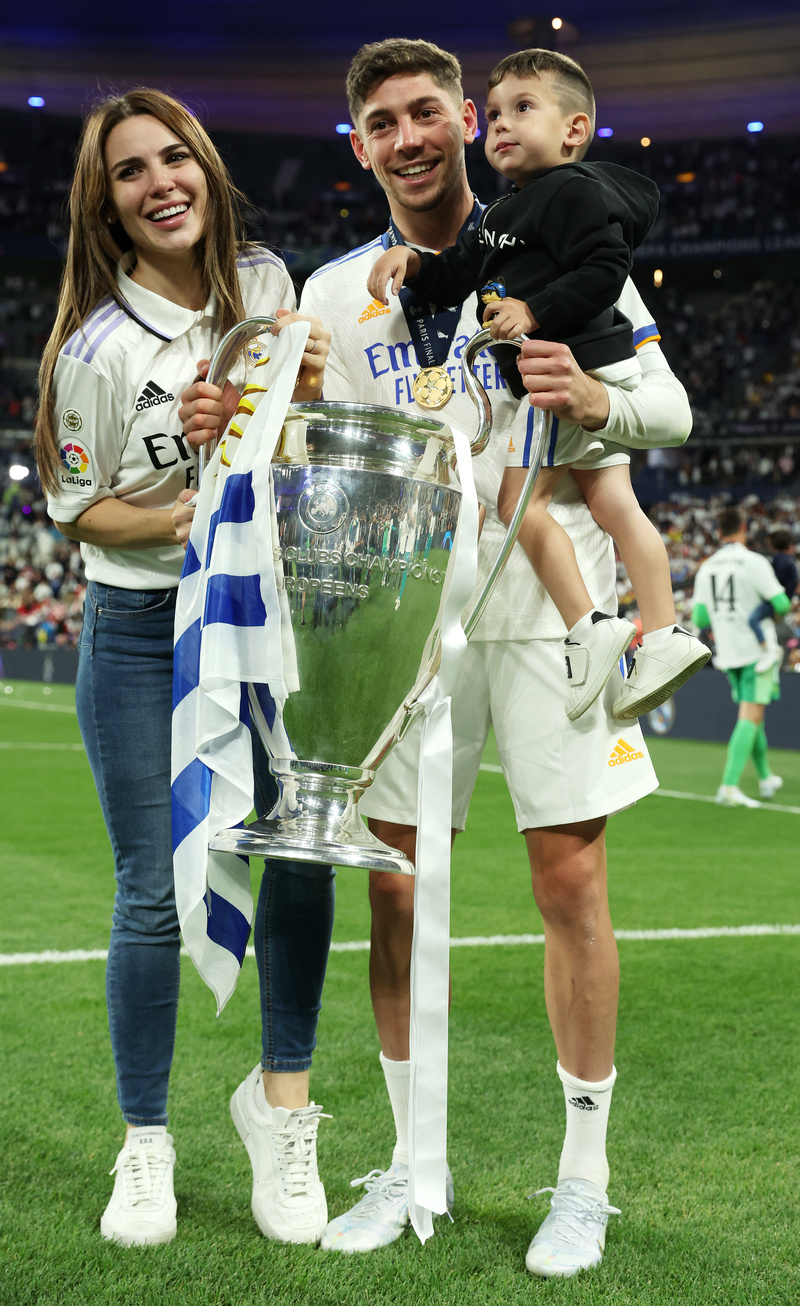 Federico Valverde & Mina Bonino | Getty Images Photo by Alexander Hassenstein - UEFA