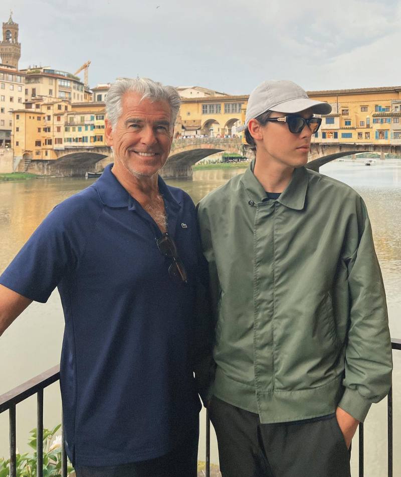 Traveling With His Boy | Instagram/@piercebrosnanofficial