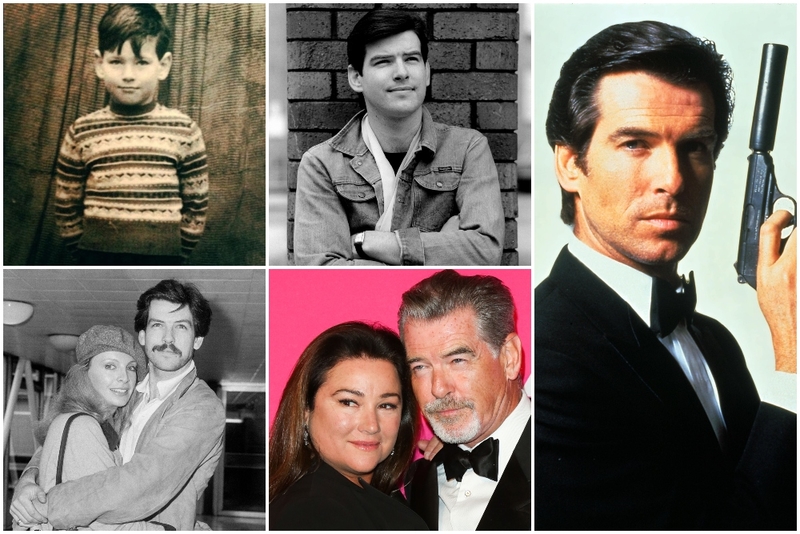 Pierce Brosnan’s Life Before and After Bond | Instagram/@piercebrosnanofficial & Getty Images Photo by Jeremy Fletcher & Paul Archuleta/FilmMagic & Alamy Stock Photo by David Parker & EON GLDN 115 MOVIESTORE COLLECTION LTD