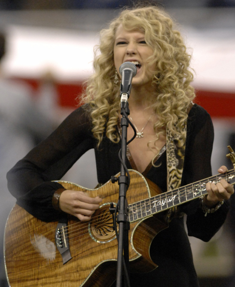 Taylor Swift Then | Getty Images Photo by Al Messerschmidt